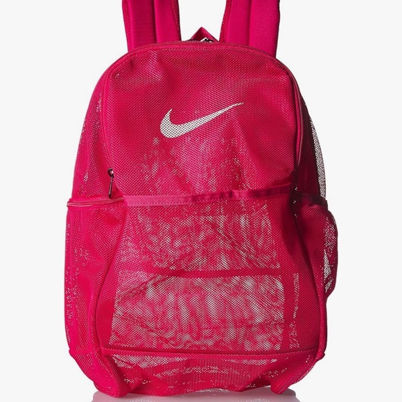 Nike Handbags - Nike Pink Athletic mesh Backpack with Adjustable Straps